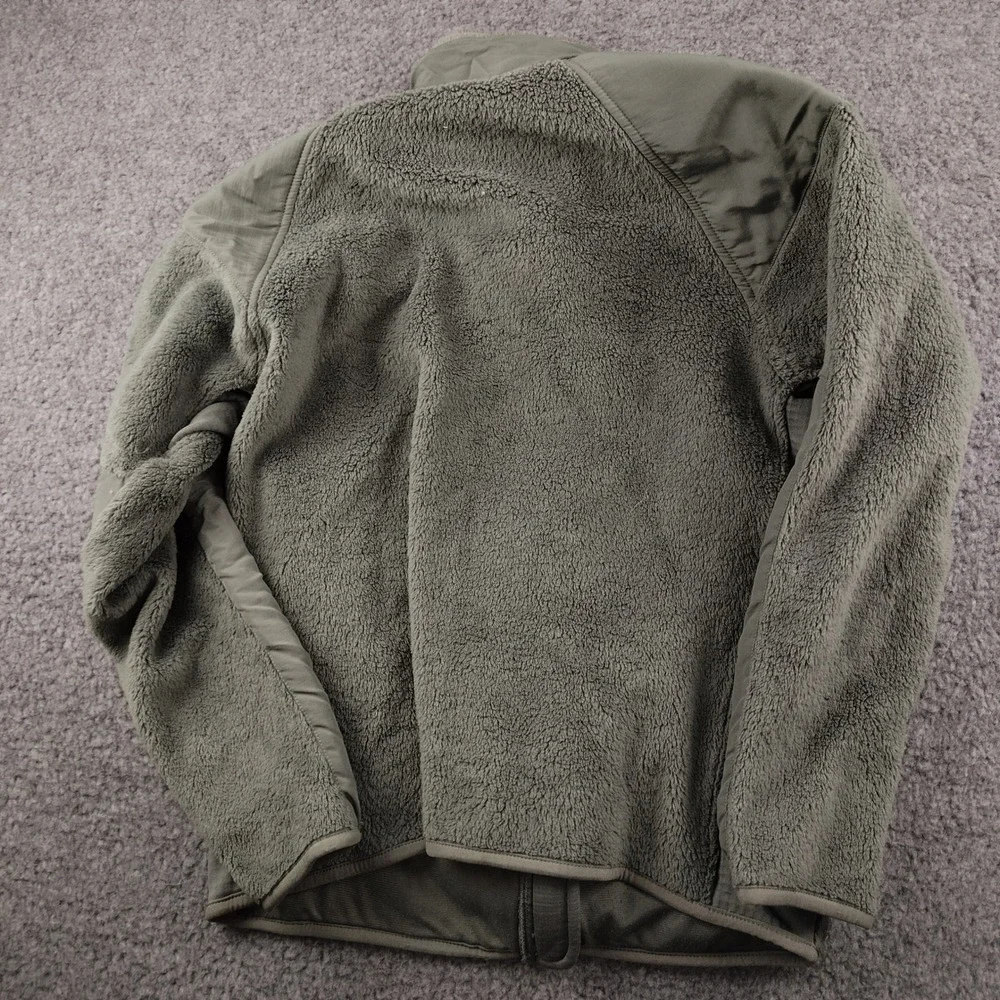Military Cold Weather Fleece Jacket Mens Small Short Gen III ECWCS Green